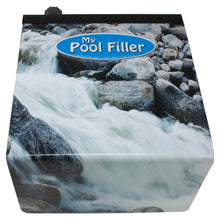 Load image into Gallery viewer, photo of My Pool Filler&#39;s swimming pool water leveler and maintainer automatic pool filler, in-ground model, front-facing pic, rock creek edition
