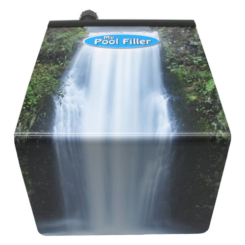 photo of My Pool Filler's swimming pool water leveler and maintainer automatic pool filler for in ground pools - waterfall edition